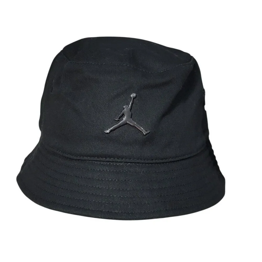 Jordan Metal Jumpman Apex Bucket Hat Kids Youth 8-20 Black Unisex Boy Girl NEW‎